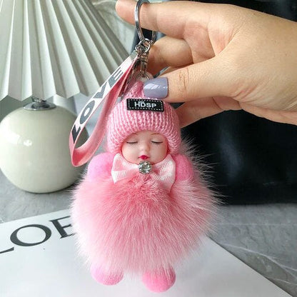 ✨Gift Idea-60% OFF🧸💞Soft Plush Doll Keychain – ultra-soft & irresistibly cute.