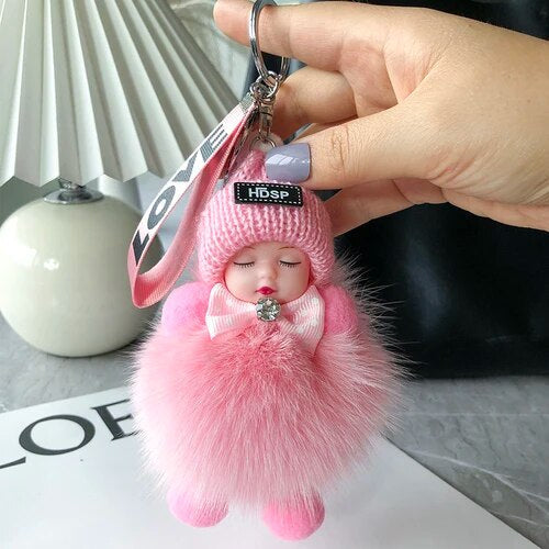 ✨Gift Idea-60% OFF🧸💞Soft Plush Doll Keychain – ultra-soft & irresistibly cute.