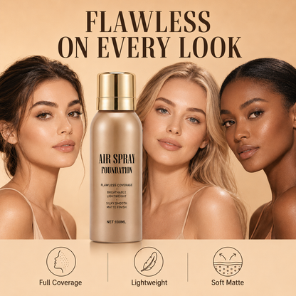 🥳Last Day-50% OFF✨Air Spray Foundation – flawless full coverage, waterproof & sweatproof. 💋💖