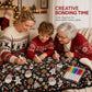 🎅Christmas Sale-50% OFF!🎄🎨Family DIY Coloring Blanket – Ultra-Soft High-Density Fleece, Festive Holiday Patterns & Stress-Relief Creative Fun💫