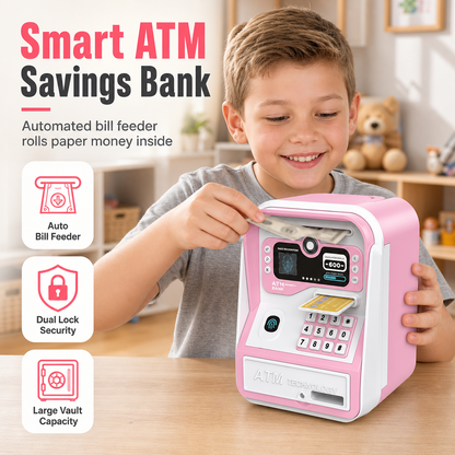 💝Early Christmas Sale-50% OFF !!💵Kids Electronic ATM Piggy Bank Toy