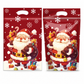 ⏳LAST DAY SALE 50% OFF 🎅🔥50 Pack Christmas Candy Bags Cartoon Stand Up Zipper Pouches for Snowflake Crisp Cookie and Baking Food Packaging