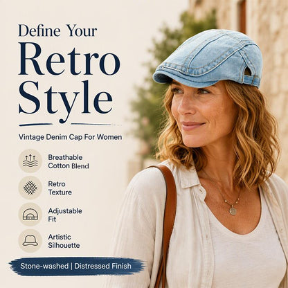 🖤60% OFF🧢Unisex Vintage Distressed Beret Flat Cap