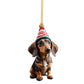 🎄7 pieces🐶 Dog Christmas tree ornament✨Hanging dog ornaments