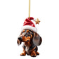🎄7 pieces🐶 Dog Christmas tree ornament✨Hanging dog ornaments