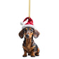 🎄7 pieces🐶 Dog Christmas tree ornament✨Hanging dog ornaments