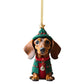 🎄7 pieces🐶 Dog Christmas tree ornament✨Hanging dog ornaments