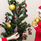 🎄7 pieces🐶 Dog Christmas tree ornament✨Hanging dog ornaments