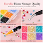 🎁Halloween Hot Sale 50% OFF🎃24‑Grid Nail Art Rhinestone Set, Mixed Color Flat‑Back Crystals Gems for DIY Manicure & Nail Decorations