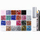 🎁Halloween Hot Sale 50% OFF🎃24‑Grid Nail Art Rhinestone Set, Mixed Color Flat‑Back Crystals Gems for DIY Manicure & Nail Decorations