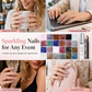 24-Grid Nail Art Rhinestone Set