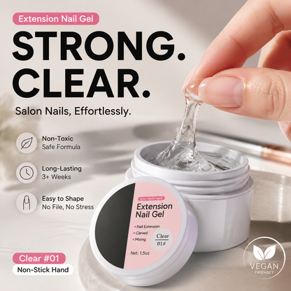 💅Limited Time Special Price: 7.99!!⏳🥳Solid Nail Extension Builder Gel — Non-Flowing, Easy to Use
