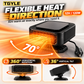 🌟2026 Hot Sale-50% OFF⚡Portable Car Heater Defroster with 360-Degree Rotating Base