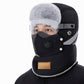 💖Black Friday Mega Deal – 50% off!💖 Windproof Winter Thermal Trapper Hat with Integrated Face Mask