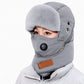 💖Black Friday Mega Deal – 50% off!💖 Windproof Winter Thermal Trapper Hat with Integrated Face Mask
