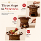 Christmas Ceramic Chocolate Fondue Mug Set