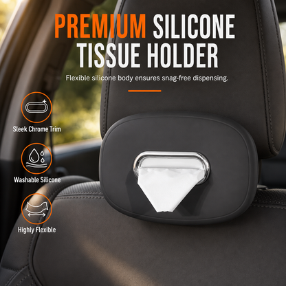 Hanging Silicone Car Tissue Box Holder