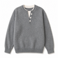 🌸Hot Sale 50% OFF💖Casual Mock Two Piece V Neck Knit Sweater with Button Details