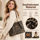 🔥LAST DAY SALE 50% OFF💥Retro Leopard Print Tote Bag for Women