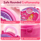 💖Gift Idea-50% OFF!!💄Kids’ Pretend Makeup Vanity Suitcase – Portable Dress-Up Toy Set for Girls