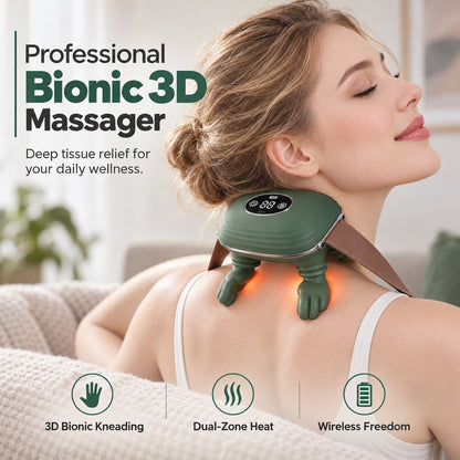 💖Christmas Sale-50% OFF🏆Bionic 3D Neck and Shoulder Massager