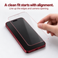 💥70% OFF💥Red Shimmer Privacy Tempered Glass Screen Protector for iPhone