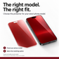 💥70% OFF💥Red Shimmer Privacy Tempered Glass Screen Protector for iPhone