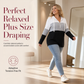 Women Plus Size Color Block Half Zip Drawstring Hooded Sweatshirt