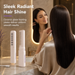 Portable Cordless Hair Straightener Brush and Curler 2 in 1 Mini Rechargeable Hair Straightening Comb for Travel
