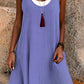 ⏰Last Day Sale 50% Off💃Women's Casual Loose Sleeveless Fake Two Piece Tank Dress